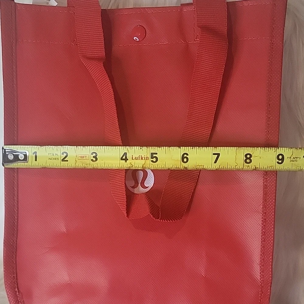 lululemon athletica Red and White Tote Bag Set
